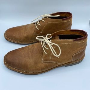 TAN LEATHER
SIZE: 8.5
UPPER LEATHER
LINING:TEXTILE/LEATHER